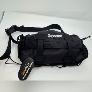 NWT Supreme Black Waist Bag